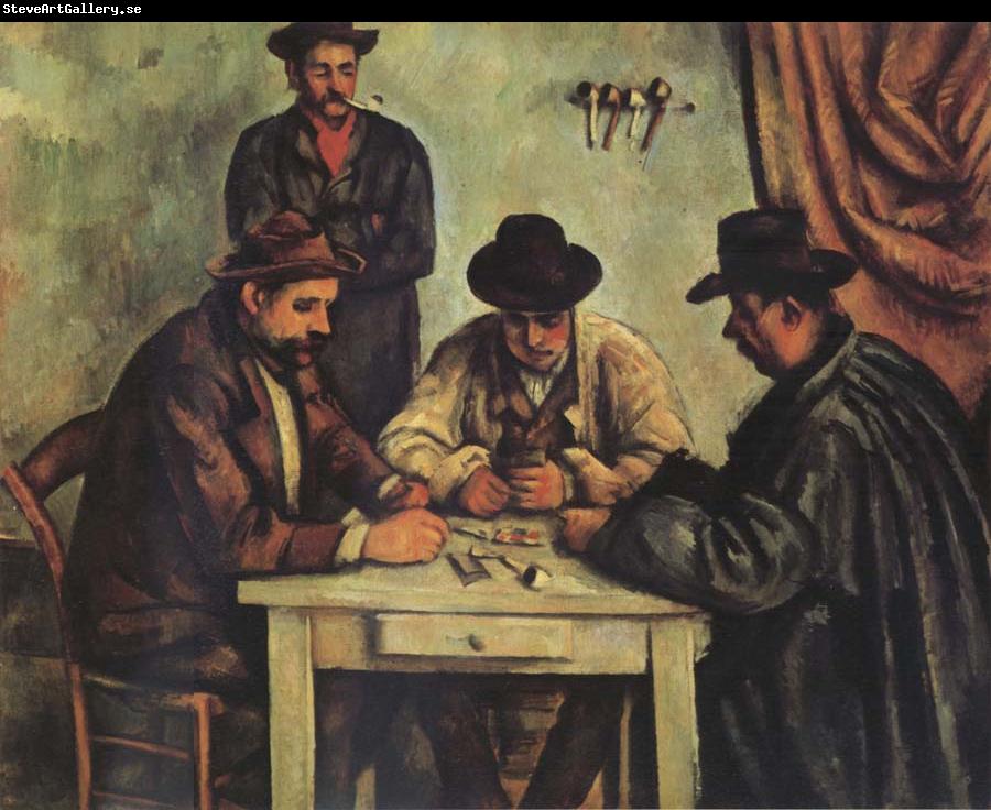 Paul Cezanne Les Foueurs de Cartes